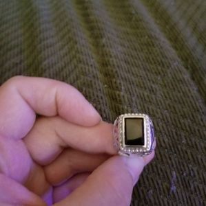 Black Onyx Sterling Ring